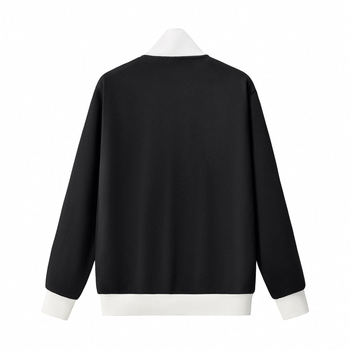 Contrast Stripe Full-Zip Track Sweatshirt