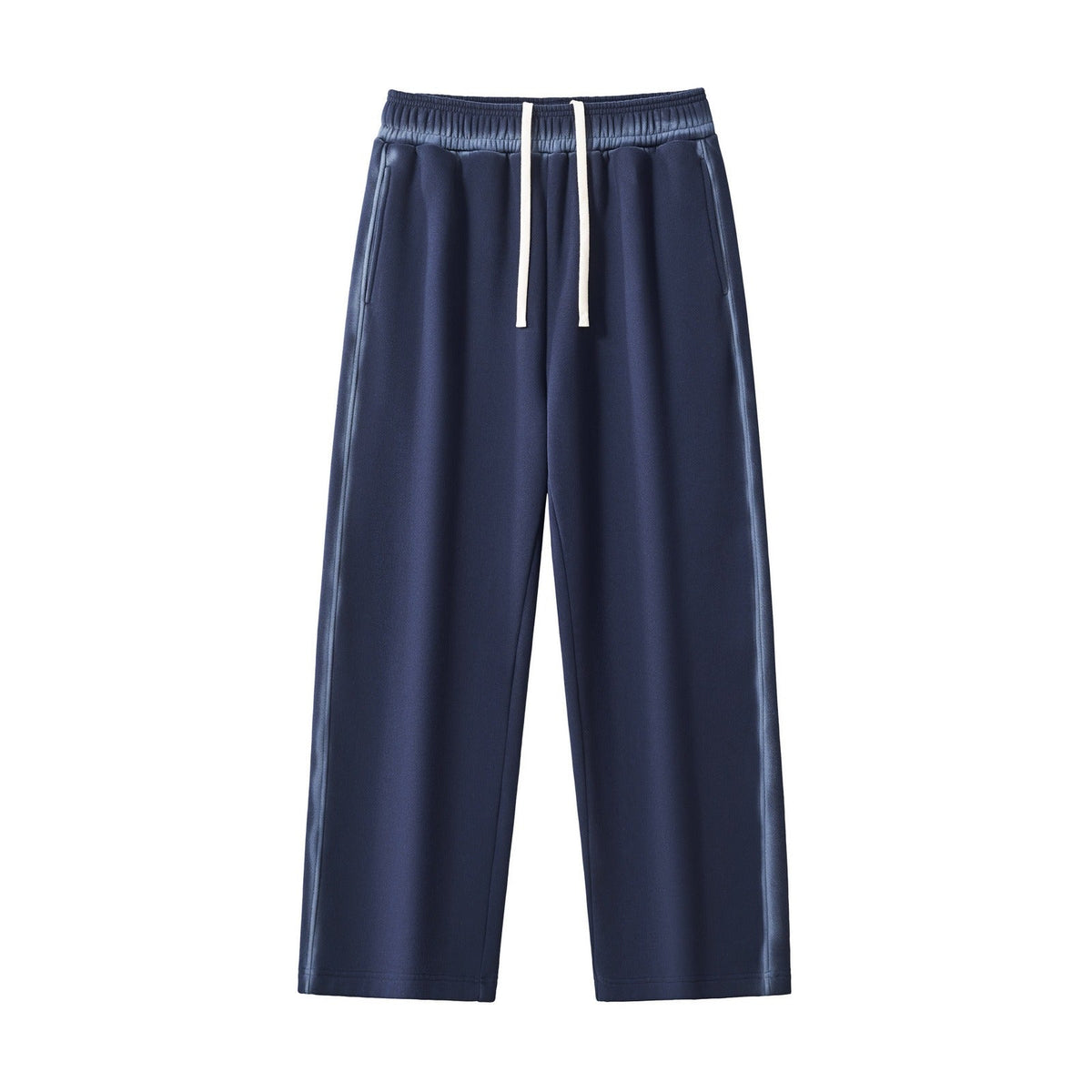 Washed Fleece Straight Leg Sweatpants