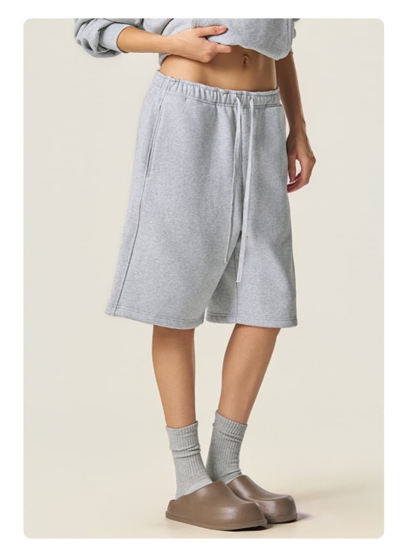 Heavyweight Fleece Drawstring Shorts