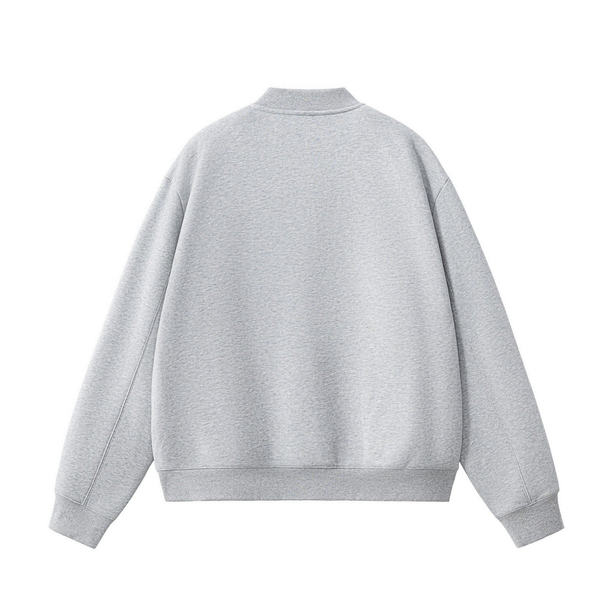 Clean Full-Zip Bomber Sweatshirt