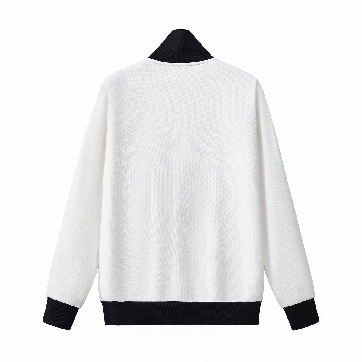 Contrast Stripe Full-Zip Track Sweatshirt