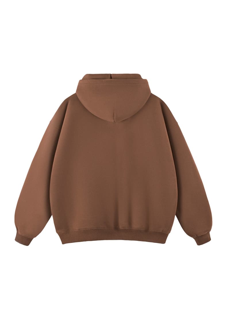 Fleece Lined Relaxed Pullover Hoodie