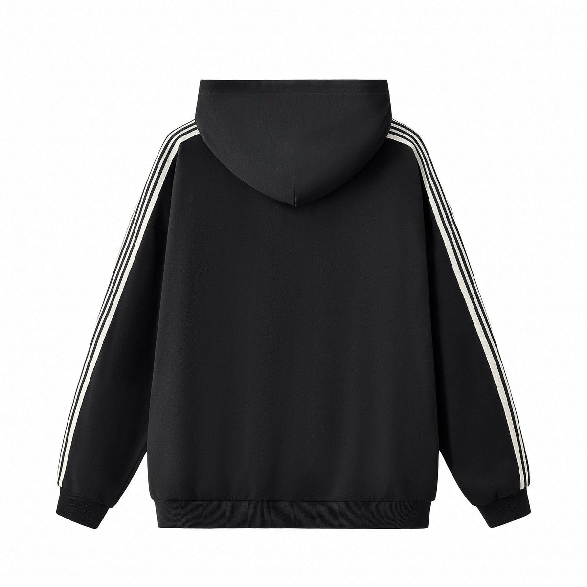 Side Stripe Fleece Pullover Hoodie