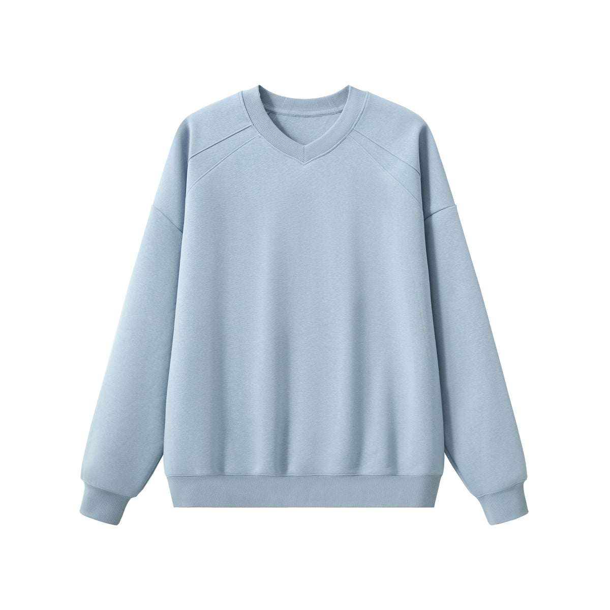 Relaxed Raglan Crewneck Sweatshirt