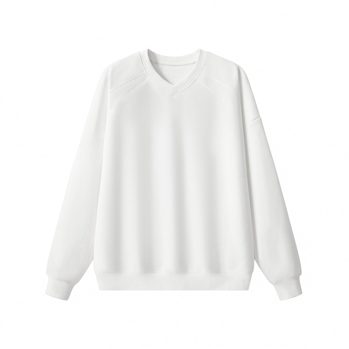 Relaxed Raglan Crewneck Sweatshirt
