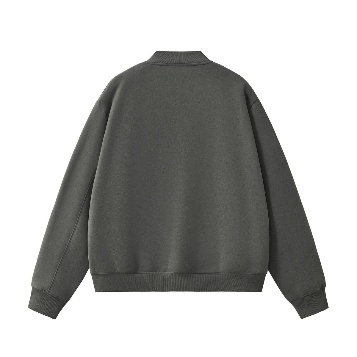 Clean Full-Zip Bomber Sweatshirt