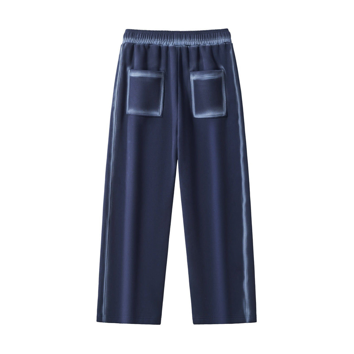 Washed Fleece Straight Leg Sweatpants