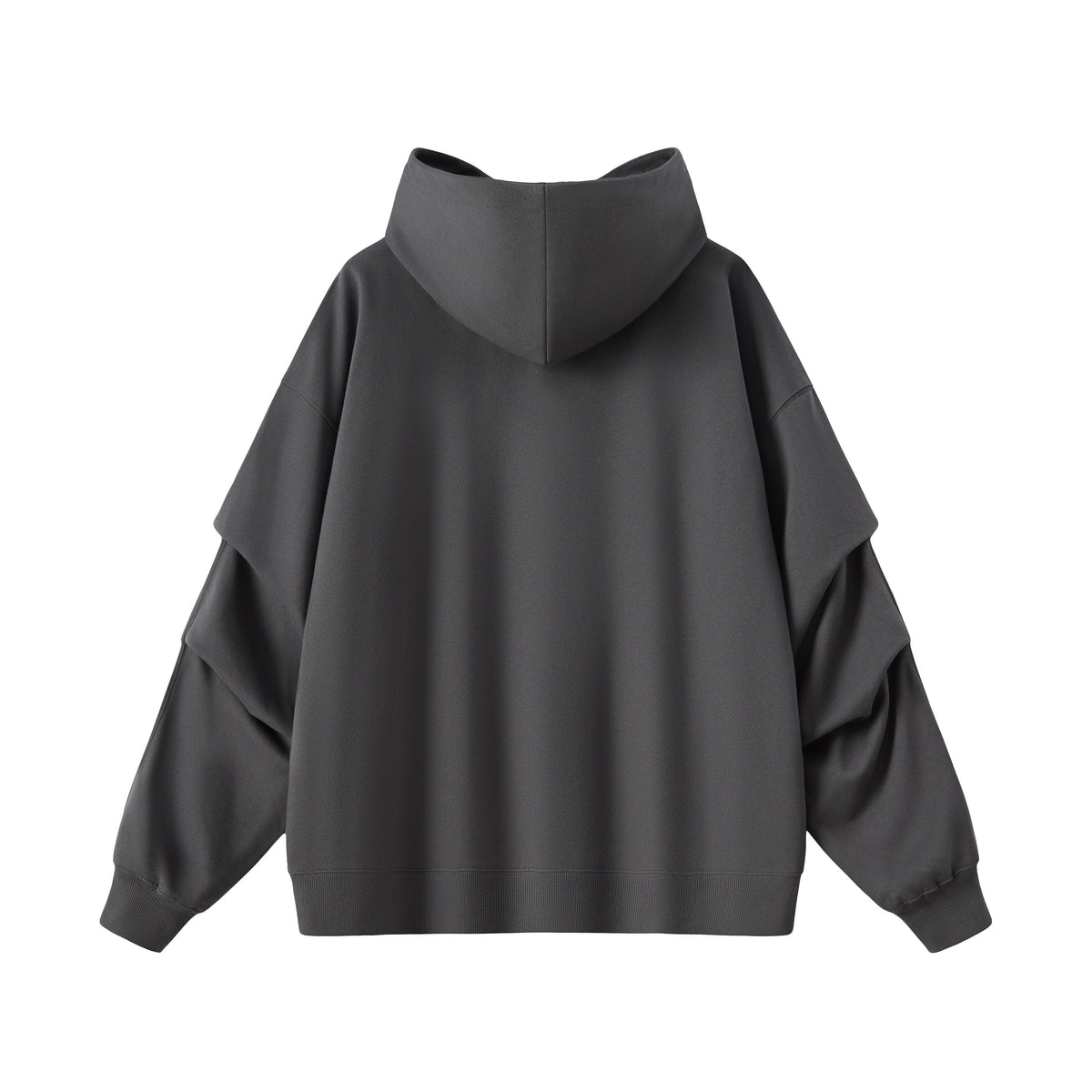Panel Sleeve Heavyweight Pullover Hoodie