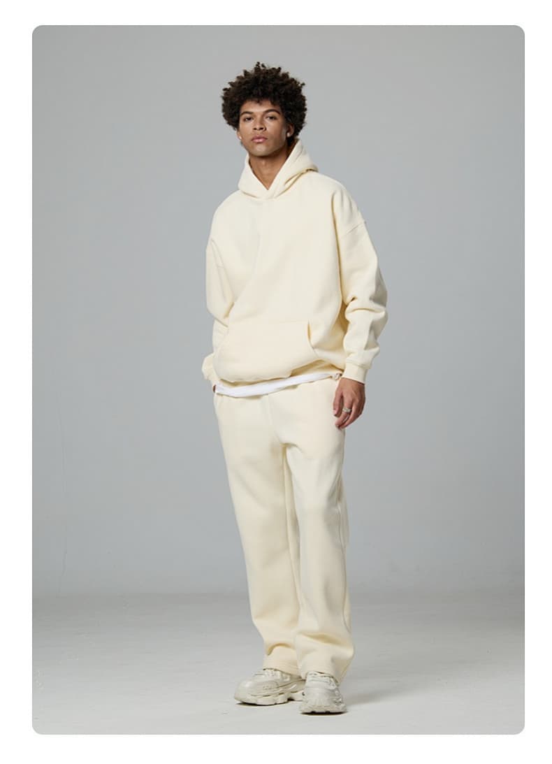 Fleece Lined Relaxed Pullover Hoodie